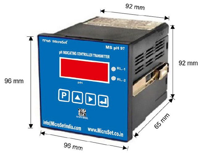 pH Indicating Controllers Cum Transmitters MS pH 97